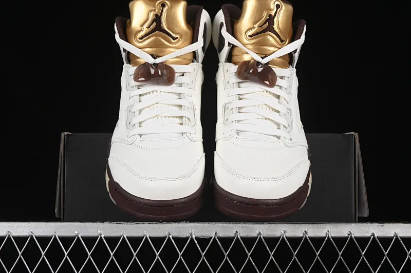 All categories Air Jordan Jordan series basketball shoes Air Jordan 5 Air Jordan 5 Retro AJ5 Joe 5 white brown DD9336-200